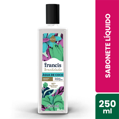 Sabonete Líquido Francis Brasilidades Água De Coco Com 250ml