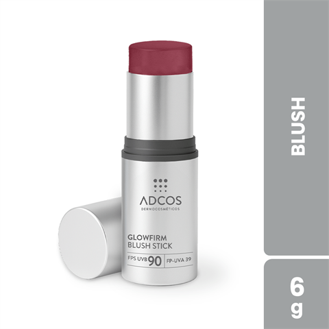 Blush Adcos Stick Glowfirm FPS UVB 90 Fúcsia Com 6g