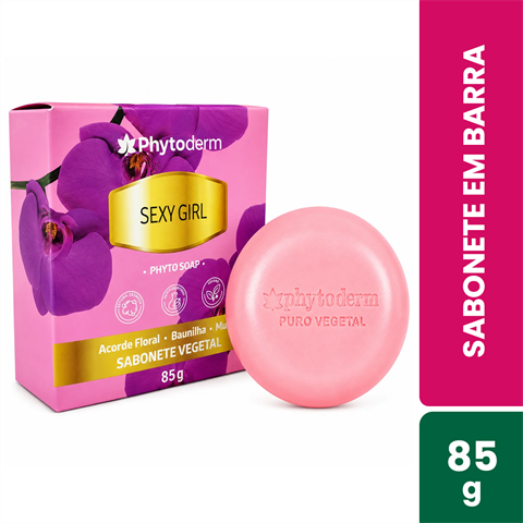 Sabonete Em Barra Phytoderm Sexy Girl Com 85g