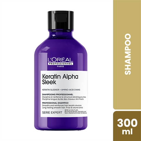 Shampoo L'Oreal Professionnel Keratin Alpha Sleek Com 300ml
