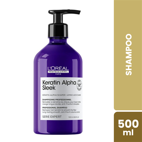 Shampoo L'Oreal Professionnel Keratin Alpha Sleek Com 500ml