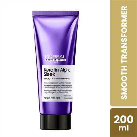 Smooth Transformer L'Oréal Professionnel Keratin Alpha Sleek Com 200ml