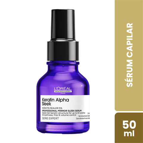 Sérum Capilar L'Oreal Professionnel Keratin Alpha Sleek Com 50ml