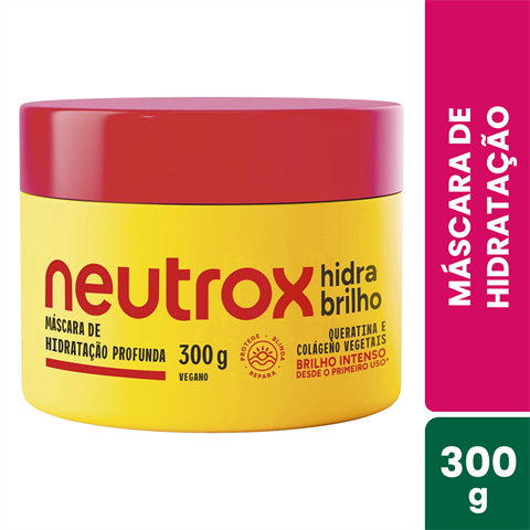 Máscara De Hidratação Neutrox Hidra Brilho Com 300g