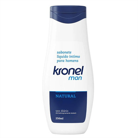 Sabonete Líquido Íntimo Kronel Man Masculino Natural Com 250ml
