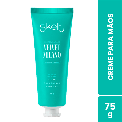 Creme Para Mãos Skelt Velvet Milano Com 75g