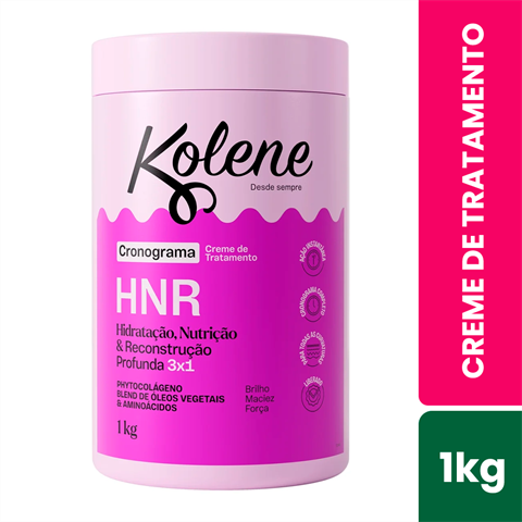Creme De Tratamento Kolene Cronograma HNR Com 1kg