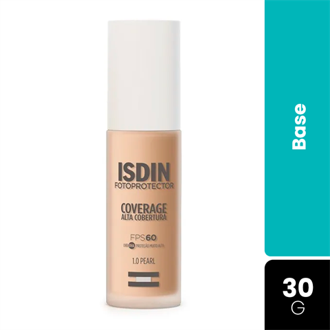 Base Isdin FotoProtector Coverage FPS60 1.0 Pearl Com 30g