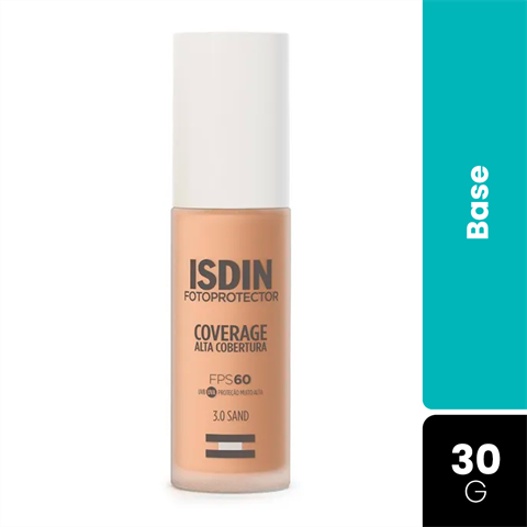 Base Isdin FotoProtector Coverage FPS60 3.0 Sand Com 30g