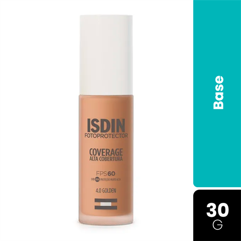 Base Isdin FotoProtector Coverage FPS60 4.0 Golden Com 30g