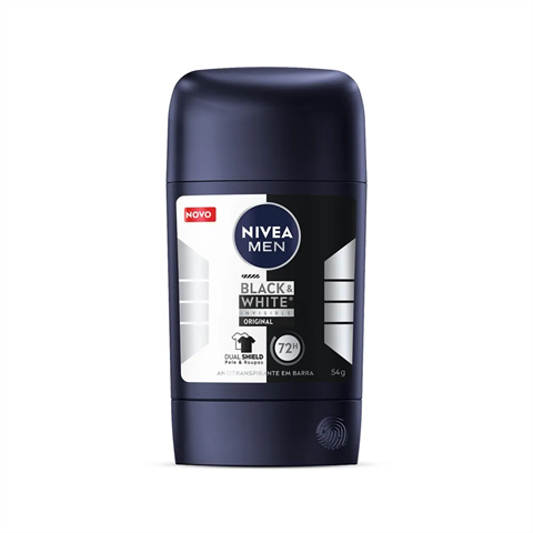 Desodorante Antitranspirante Nivea Men Em Barra Black & White Invisible Original Com 54g