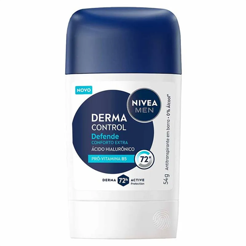 Desodorante Antitranspirante Nivea Men Em Barra Derma Control Defende Com 54g