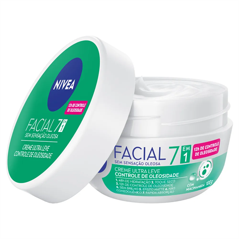 Creme Facial Nivea 7 Em 1 Controle De Oleosidade Com 100g