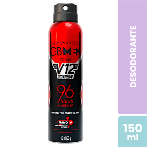 Desodorante Antitranspirante Giovanna Baby Men Aerossol Power Com 150ml