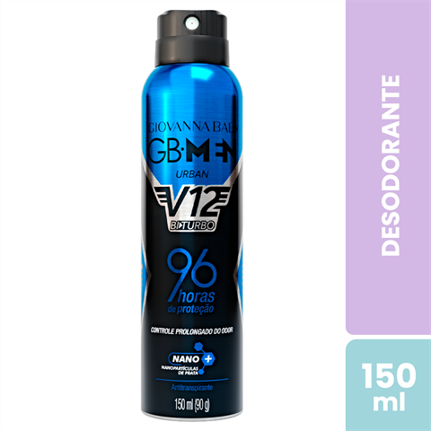 Desodorante Antitranspirante Giovanna Baby Men Aerossol Urban Com 150ml