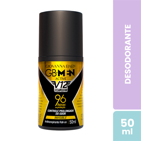 Desodorante Antitranspirante Giovanna Baby Men Roll-On Active Com 50ml