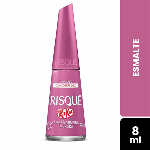 Esmalte Risqué Kit Kat Cremoso Amor À Primeira Mordida Com 8ml