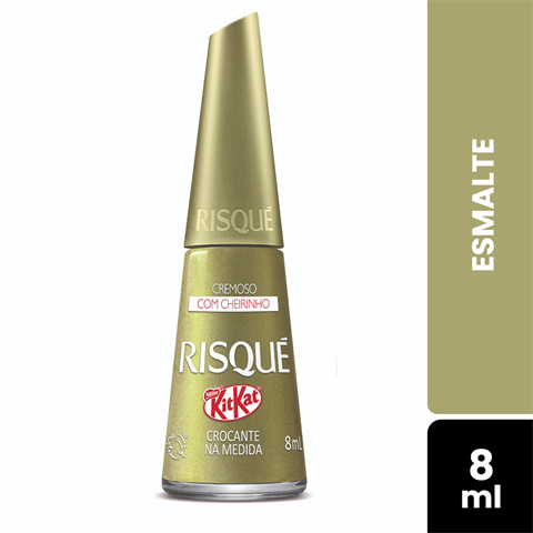 Esmalte Risqué Kit Kat Cremoso Crocante Na Medida Com 8ml