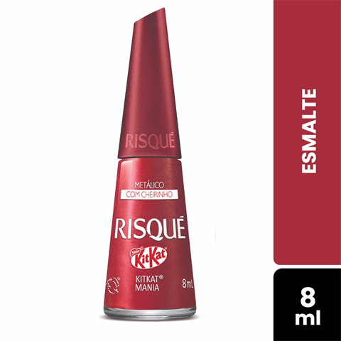 Esmalte Risqué Kit Kat Matálico KitKat Mania Com 8ml