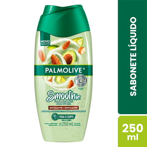 Sabonete Líquido Corporal Palmolive Smoothie Amêndoa, Abacate E Leite Com 250ml