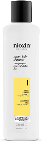 Shampoo Nioxin Sistema 1 Afinamento Leve Com 300ml