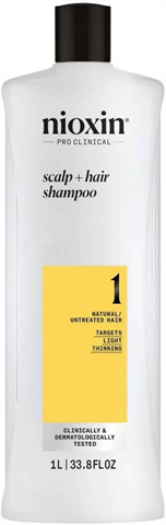 Shampoo Nioxin Sistema 1 Afinamento Leve Com 1l