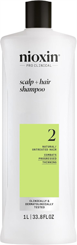 Shampoo Nioxin Sistema 2 Afinamento Avançado Com 1l