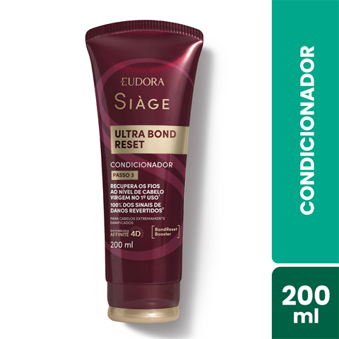 Condicionador Eudora Siàge Ultra Bond Reset Com 200ml