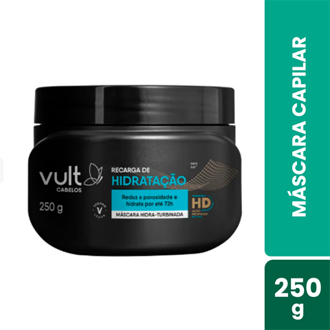 Máscara Capilar Vult Recarga De Hidratação Com 250g
