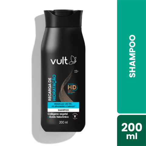 Shampoo Vult Recarga De Hidratação Com 200ml