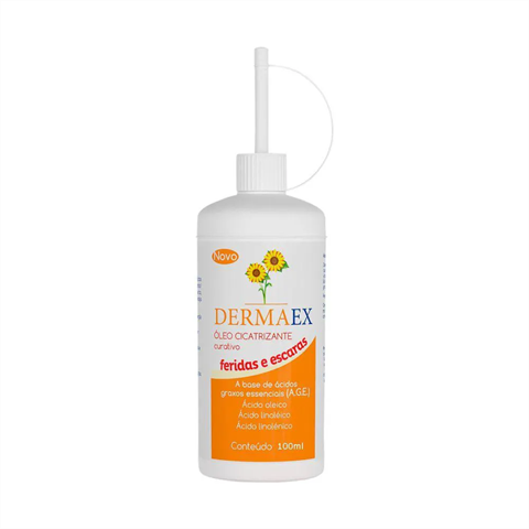 Óleo Cicatrizante Dermaex Girassol Com 100ml