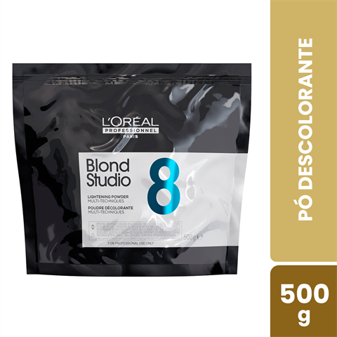 Pó Descolorante L'Oreal Professionnel Blond Studio 8 Refil Com 500g