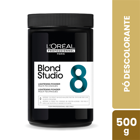 Pó Descolorante L'Oreal Professionnel Blond Studio 8 Com 500g