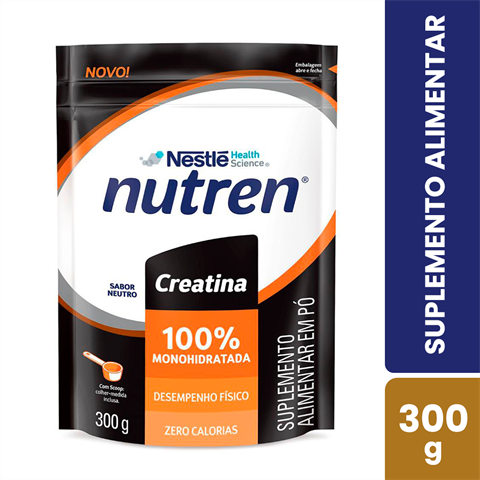 Suplemento Alimentar Nutren Creatina Sabor Neutro Com 300g