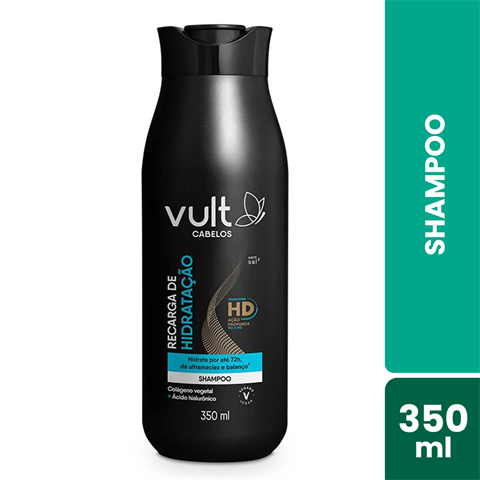 Shampoo Vult Recarga De Hidratação Com 350ml