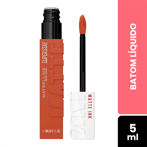 Batom Líquido Maybelline Super Stay Matte Ink Insider Com 5ml