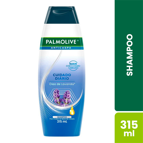 Shampoo Palmolive Anticaspa Cuidado Diário Com 315ml