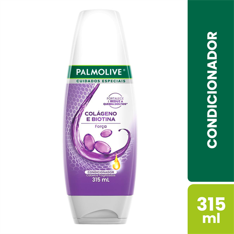 Condicionador Palmolive Cuidados Especiais Colágeno E Biotina Com 315ml