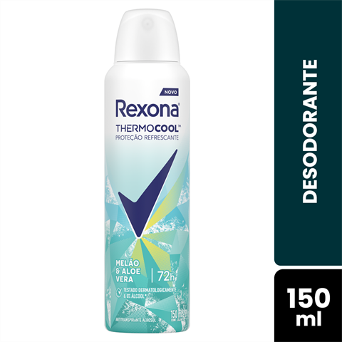 Desodorante Antitranspirante Rexona Aerossol Melão e Aloe Vera Com 150ml