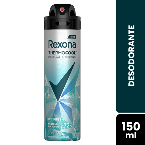 Desodorante Antitranspirante Rexona Men Aerossol Ice Fresh Com 150ml