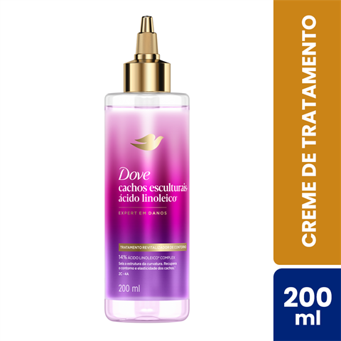 Creme de Tratamento Dove Revitaliza Cachos Mais Ácido Linoleico Com 200ml