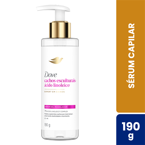 Gel Sérum Dove Cachos Mais Ácido Linoleico Com 190g