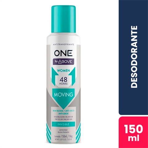 Desodorante Antitranspirante Above One Aerossol Lavanda Fresca Com 150ml