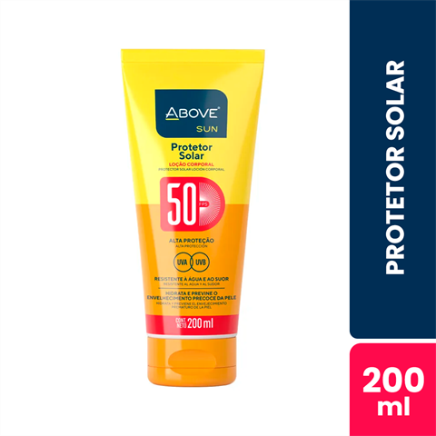 Protetor Solar Corporal Above FPS50 Loção Com 200g