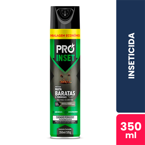 Inseticida Mata Baratas Proinset Aerossol Com 350ml
