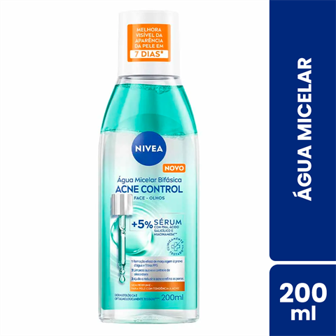 Água Micelar Nivea Acne Control Com 200ml