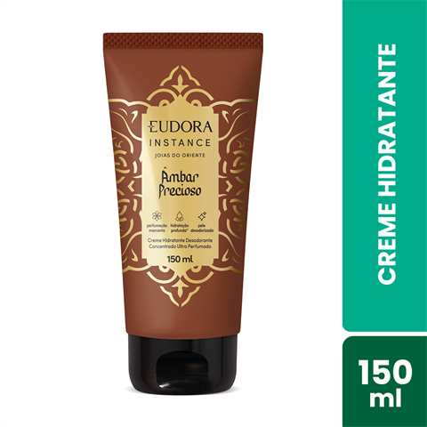 Loção Hidratante Corporal Eudora Âmbar Precioso Com 180ml