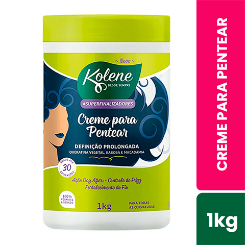 Condicionador Kolene Super Finalizadores Definição Prolongada Com 1kg