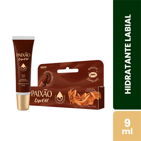 Lip Oil Paixão Amêndoas Caramelizadas Com 9ml