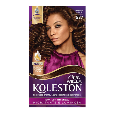 Kit Coloração Koleston 537 Marrom Sedução